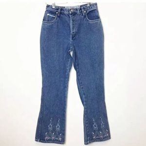 Vintage 90s Y2K No Excuses Embroidered Jeans